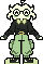 A small pixel sprite of Fish Blob